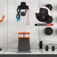 thumbnail image 6 of Ikoopy Wall Mounted Barbell Hanger Carbon Steel Vertical Gym Bar Storage Rack Space Saving Barbell Holder Organizer with 2 Slot for Gym Home, 6 of 12