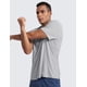 thumbnail image 4 of Camisetas CRZ YOGA Cloudweight para Hombre - Cómodas, Ligeras, Deportivas de Manga Corta, Color Gris Plata, Talla Mediana, 4 of 6