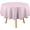Light Pink Trend Color, variant on 70inch Round Table Cloth, Peach Trend Color Tablecloths Washable Table Cover for Kitchen Dinning Party Tabletop Modern Decoration