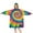 Colorful Rainbow Tie, variant on Rainbow Tie Dye Ink Pattern Wearable Oversized Blanket,Wearable Blanket Hoodie for Adults,Cozy Hooded Blankets with Super Pockets,Super Warm Fuzzy Pullover for Women & Men