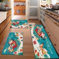 thumbnail image 2 of Floral Kitchen Rugs Sets of 3, Non Slip Kitchen Rugs and Mats Washable Farmhouse Kitchen Rugs Floral Kitchen Floor Mat Carpet Runner Rugs for Hallway Laundry Room, 2 of 12