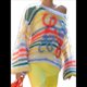 thumbnail image 1 of Suéter de Larga para Mujer, Otoño, Color Block, Cuello Redondo, Tejido, Tops Casuales de Moda. Color S, 1 of 6