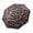 Black, variant on 7829 Floral Print Clasp Sun Umbrella Reinforced Fabric Windproof Fold For Commuters