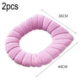 thumbnail image 2 of 2 piezas de cubierta de inodoro, almohadillas para asiento de inodoro con asa, cubierta de asiento de inodoro suave más gruesa para baño, lavable, 2 of 6