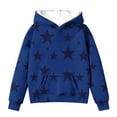 thumbnail image 2 of XXWXYD Tween Girls Hooded Sweatshirt Cute Star Graphic Oversized Long Sleeve Pullover Comfy Fall Winter Clothes for Kids, 2 of 4