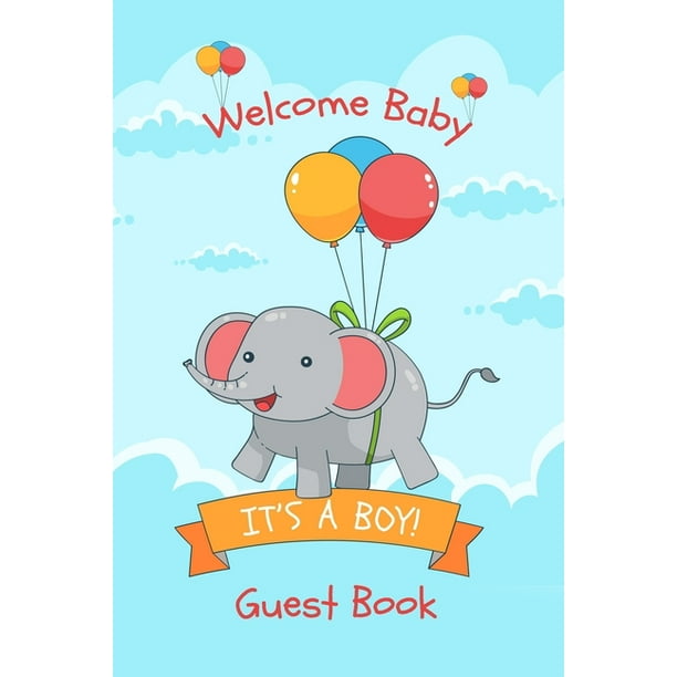 Keepsake Memory Book It's A Boy Baby Guest Book Baby Shower