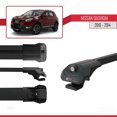 thumbnail image 3 of Compatible with Nissan Qashqai (J10) Post-Facelift 2010-2013 ACE-1 Car Roof Rack Cross Bar Black Aluminium 2 Bars, 3 of 8