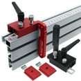 thumbnail image 3 of Adjustable Fence Flip Stop Miter Track Stop Alloy Steel T Slot Stop for Accurate Length Limit Device, 3 of 9