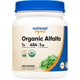 thumbnail image 1 of Nutricost Organic Alfalfa | 1g Per Serving | 454 Servings | 1LB Per Container, 1 of 3