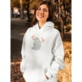 thumbnail image 2 of Lovely Sloth Sitting Hoodie Women -SPIdeals Designs, Female 5X-Large, 2 of 4