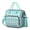Blue, variant on Navy Ship and Nautical Elements Lunch Bag, Large Leakproof Cooler Tote with Ocean, Coast, and Anchor Pattern for Summer Use