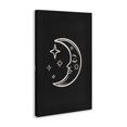 thumbnail image 4 of Stupell Industries Moon & Stars on Black Astrology & Stars Painting Wrapped Canvas Art Print Wall Art, 24 x 36, 4 of 8