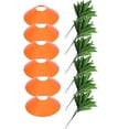 thumbnail image 1 of 6/12 piezas decoración zanahoria Pascua para jardín, estaca, señalética exterior, suministros fiesta primavera., 1 of 7