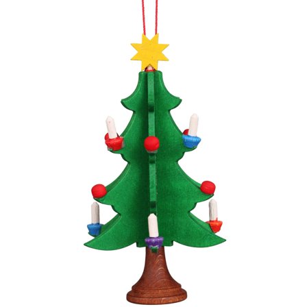 Alexander Taron 4" Red and Green Christian Ulbricht Christmas Tree Ornament Decoration