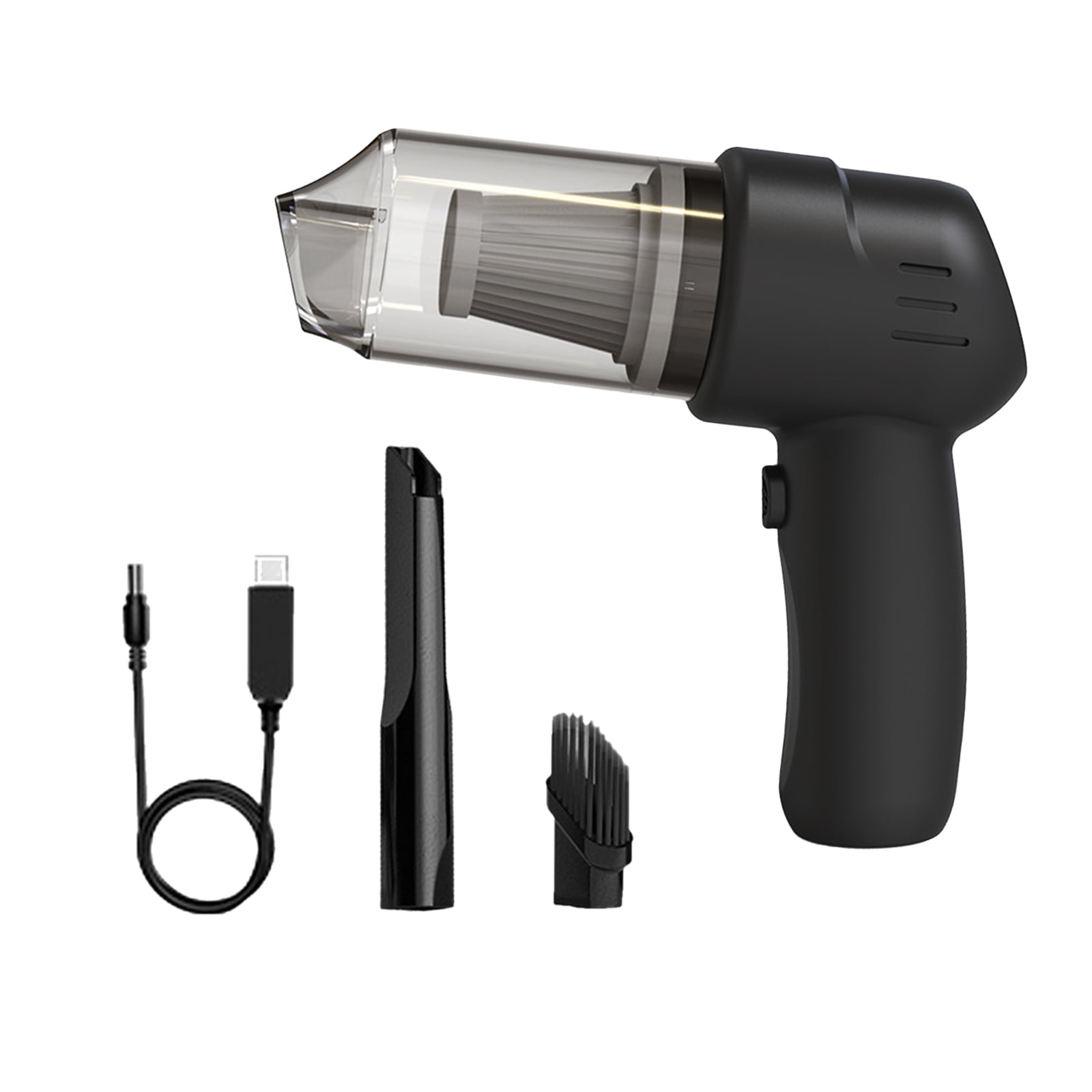 Zootealy Portable Vacuum Cleaner with 100W 9000Pa Powerful Motor Wireless Handheld Vacuum Cleaner Cleaning Kit for Car/Home/Office, Black