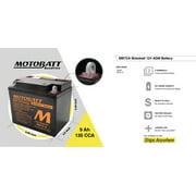 MB7CA Motobatt 12V AGM Battery 135 CCA 9.5AH