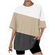 thumbnail image 1 of Camiseta Corta con Cuello Redondo Y Gota Del Hombro para las Mujeres, 1 of 4
