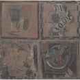 thumbnail image 2 of André Derain 20x20 Black Ornate Framed Double Matted Museum Art Print Titled: Four Paintings on Tile (Four Paintings on a Tile) Avignon, France (1914), 2 of 5