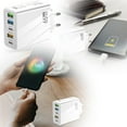 thumbnail image 5 of 3.1A Type - C PD + 3USB Multi - Port Travel Charger - 65W Fast Charging, Automatic Recognition, Safe, Ideal for Travel, Charges Multiple Devices, 5 of 5