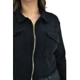thumbnail image 4 of Chamarra corta Roman Fashion /Tallas Extras, 18048 (Negro) negro 40 Roman Fashion CH-GR-18048-NEGRO, 4 of 7