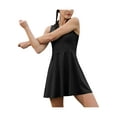 thumbnail image 2 of Two Piece Workout Outfits for Women, Sleeveless Mini Dress with Shorts Summer Athletic Tennis Dress Golf Outfit, 2 of 7