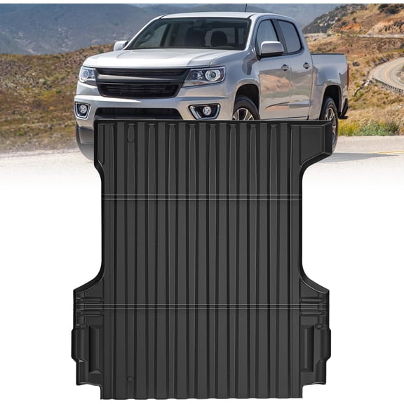 Nilight Truck Bed Mat 5FT for 15-22 Colorado Canyon, TPE Anti-Slip Cargo Bed Liner Mat for 2015 2016 2017 2018 2019 2020 2021 2022 Chevrolet Chevy Colorado & GMC Canyon, All Weather Protection