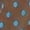 Brown, variant on Women's Polka Dot Print Wide Leg Pants Brown S