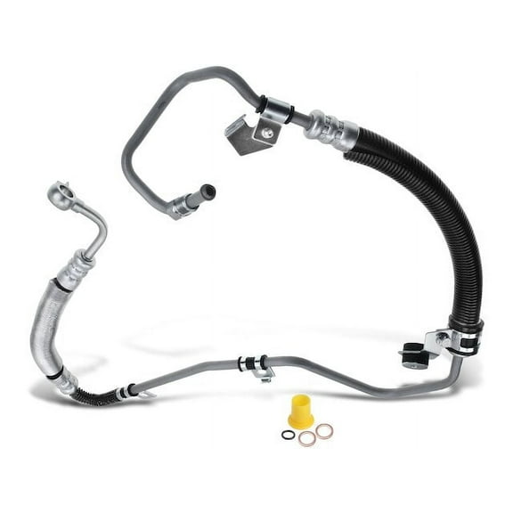 Power Steering Pressure Line Hose Assembly 1 - Compatible with 2004 - 2007 Toyota Highlander 3.3L V6 2005 2006