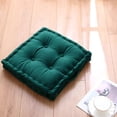 thumbnail image 5 of Fmbmuo Cotton Chair Cushions Square Thick Stain-Resistant for Office Chair, Green Warm Minimalist Bistro Chair Cushions 18"x 18", 5 of 5