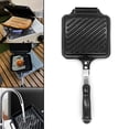 thumbnail image 1 of de gofres de dos cara de gas portátil Sandwich Pan Toastie Herramienta para hornear Sartén para interiores Cocina de panqueques al Sharpla Sandwichera, 1 of 8