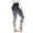 Black, variant on Women's Printed High Waist Full Length Workout Leggings Lifting Yoga Sports Tights for Running and Fitness Orange L