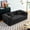 Black, variant on YINIX 81.6" Sleeper Sofa with Two Pillows, Comfy Modular Convertable Sofa Couch for Living Room, Small Spaces, Orange
