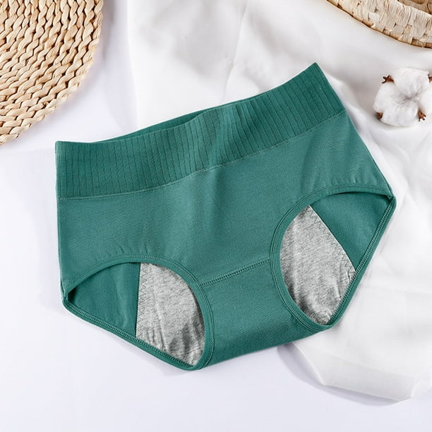 WILLBEST Calzon Faja Para Mujer Bragas Menstruales 4 Capas A Prueba De Fugas Bragas Menstruales Bi Negro Bragas Menstruales Flujo Ligero Para Niñas Adolescentes 700