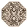 thumbnail image 3 of Unique Loom Rushmore Collection Area Rug - Washington (5' 3" Octagon Dark Beige/Beige), 3 of 4