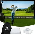 thumbnail image 2 of 1pc HD Polyester Golf Practice Screen - Silent Impact, Durable, Anti-Strike, for Indoor/Outdoor Training, Multi Sizes 118in X 118in, 2 of 6