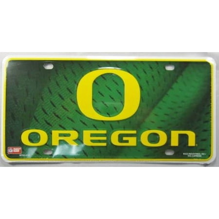 - UNIVERSITY OF OREGON METAL LICENSE PLATE DUCKS SIGN NEW L387