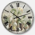 thumbnail image 1 of DesignArt Composition of Orchids Large Wall Clock, 1 of 2