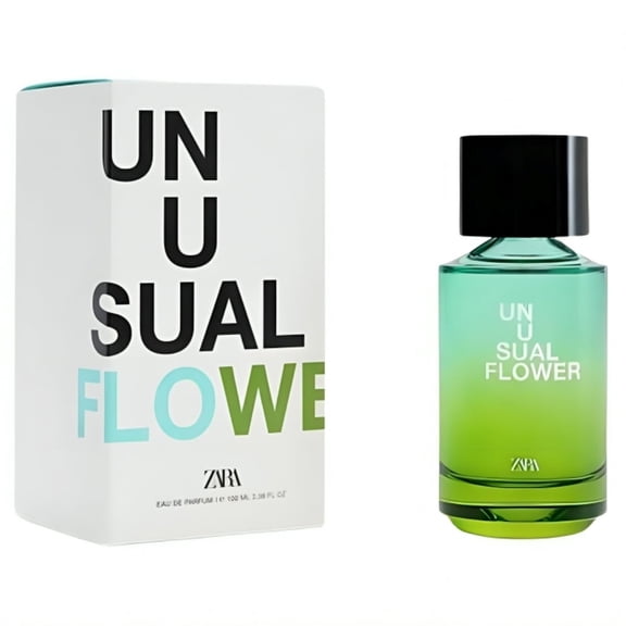 Zara Unusual Flower Perfume for Women Bergamot Orchid Scent & Musk Fragrance Eau de Parfum EDP 100ml (3.4 fl. oz)