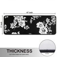 thumbnail image 5 of Kitchen Rugs Sets Of 2,Pioneer Flower Floral Print Pattern Anti Fatigue Kitchen Mat Rugs Non Slip Washable,Decorative Kitchen Floor Mats for Kitchen,Sink,Laundry,17"x47"+17"x47", 5 of 5