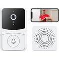 thumbnail image 1 of Wireless doorbell Camera,Smart doorbell Surveillance,2-Way Audio,Night Vision Home Doorbell Camera for Homes, Apartments, Offices, 2.4Ghz WiFi Only., 1 of 4