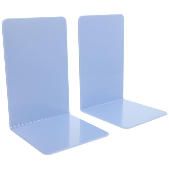 PTOOTP 2-Pack Desktop Bookends, PP Material for Organized Bookshelf and Desk Storage