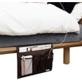 thumbnail image 1 of 4 Pockets Bedside Storage Organizer Bedside Caddy, Sofa Couch Magazine Storage Pockets Table Cabinet Storage Organizer Hanging Storage Bag Holder for Remotes Phone Glasses, 1 of 7