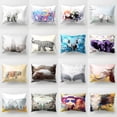 thumbnail image 1 of Cheers Animal Smart Elephant Throw Pillow Case Sofa Bed Cushion Cover Home Cafe Decor, 1 of 2