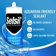 thumbnail image 2 of Sellador de silicona para acuarios SELSIL, transparente, 300 ml, 2 of 6