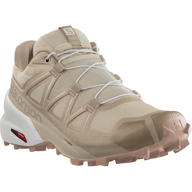Salomon Speedcross 5 Women's Beige Trail Running Shoes (Regular