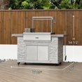 thumbnail image 2 of Gril d'Îlot Barbecue Argentin Infinity European Ledge de 65 Pouces, 2 of 22
