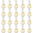 thumbnail image 2 of Llavero de madera colgante búho dibujos animados exquisitos ornamento llavero festival accesorios para bolsa de mochila en paquete paquete 20 paquete sidaley HA012729-00, 2 of 7