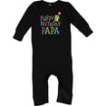 thumbnail image 2 of Inktastic Happy Birthday Papa Baby Romper Coveralls, 2 of 4