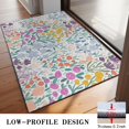 thumbnail image 3 of Pioneer Flower Floral Print Pattern Door Rugs,Washable Non Slip Door Mats Indoor,Decorative Door Mats,Entry Mat Indoor for Entrance,Bedroom,Kitchen,Bathroom,20"x32", 3 of 6