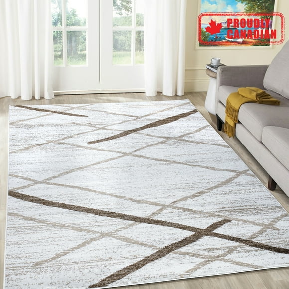 A2Z Salvador 9957 Contemporary Modern Soft Small Bedside Area Rug Tapis Carpet